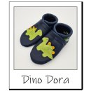 Lederpuschen Dino Dora